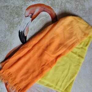 3/$25 Scarf Tie Dye Ombre Orange Yellow Lightweight